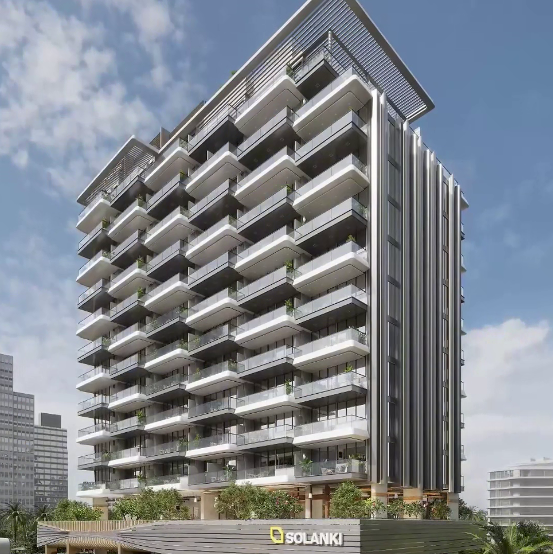 Exterior view of the Solanki One building